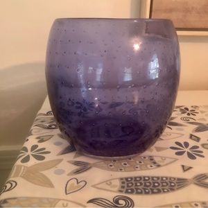 Cobalt Blue Bubble Vase